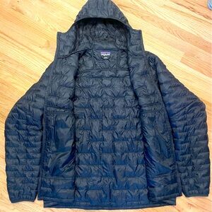 Mens Patagonia Micro Puff Hoody, Black XL